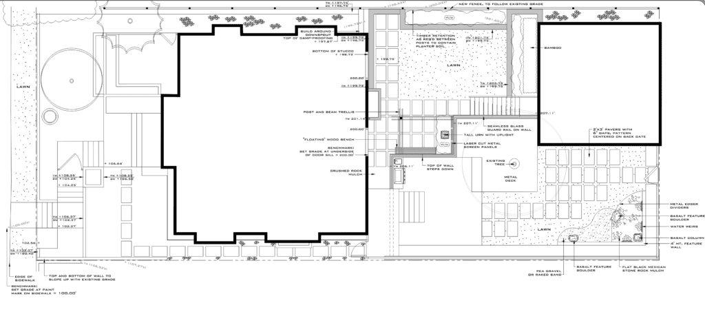 landscape construction Vancouver plan
