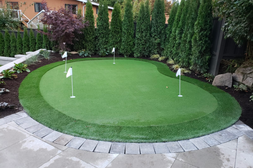 Artificial Turf Mini Golf