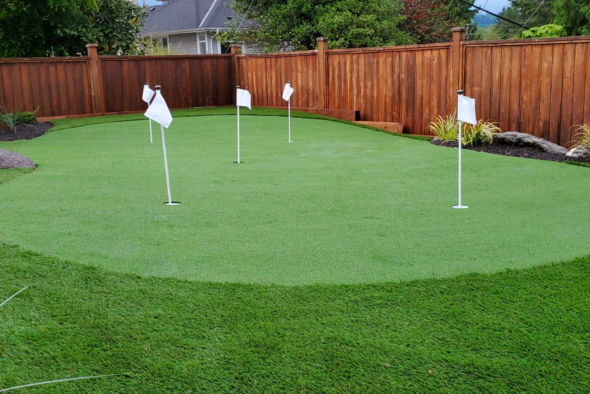 Artificial Turf Mini Golf