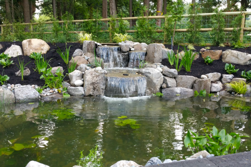 vancouver canada water feature landscape design