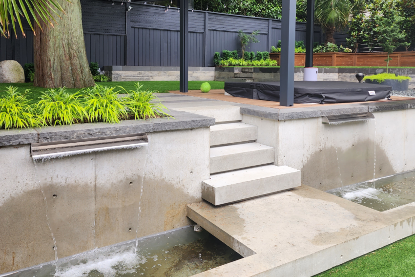 vancouver landscape water feature design