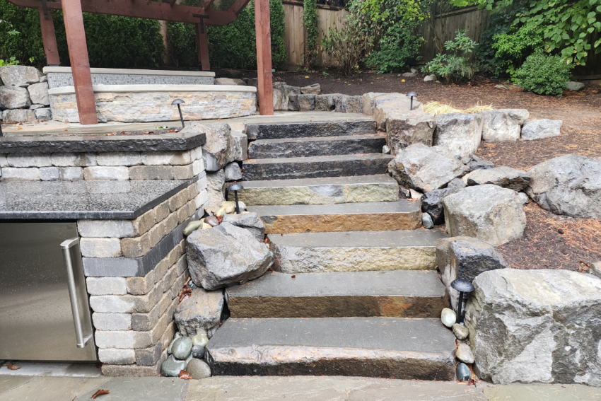 vancouver landscape natural stone design
