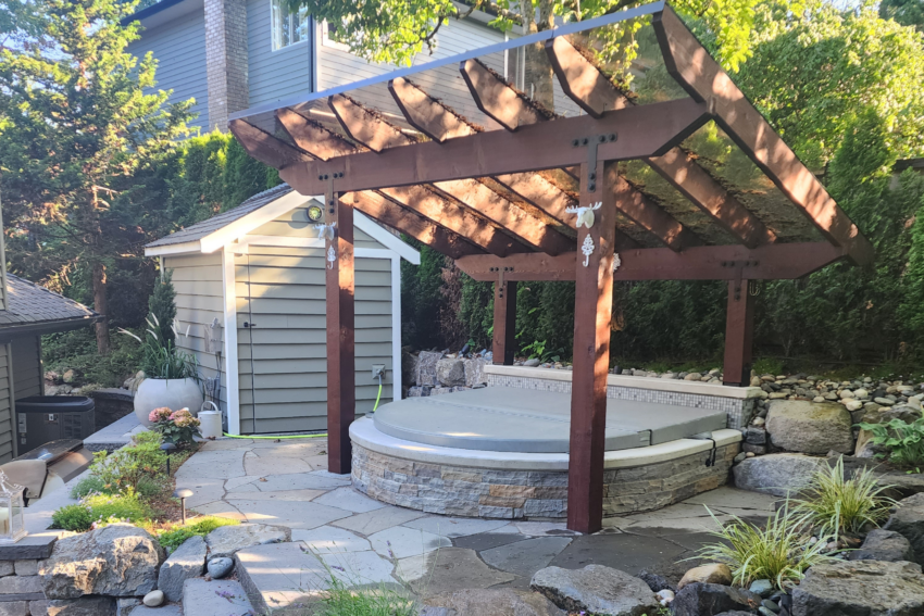 vancouver landscape woodwork pergola