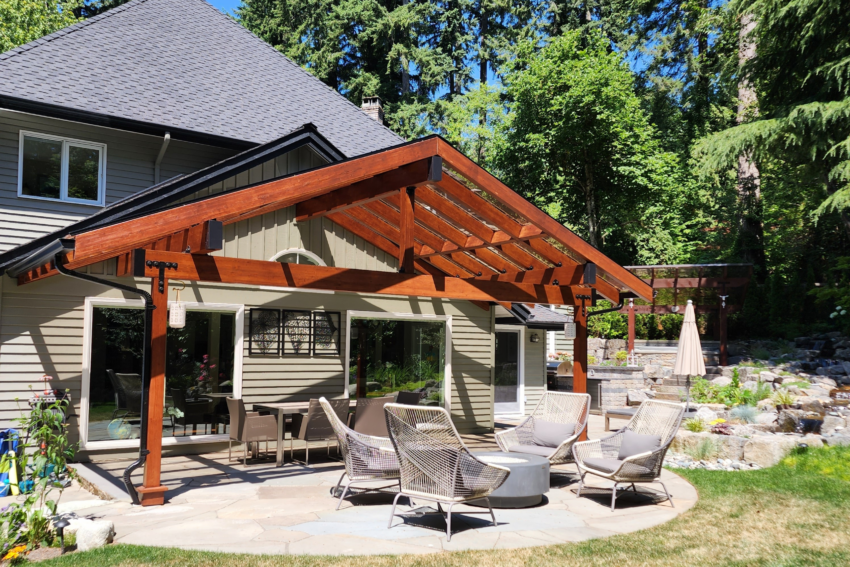 vancouver landscape woodwork pergola