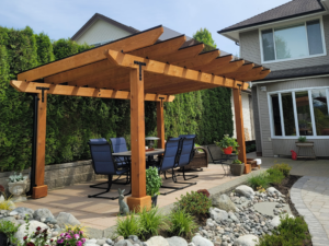 vancouver landscape woodwork pergola