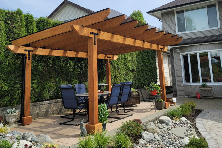 vancouver landscape woodwork pergola