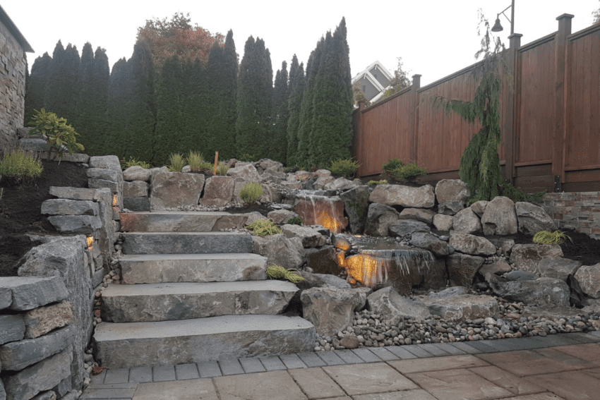 vancouver landscape natural stone design